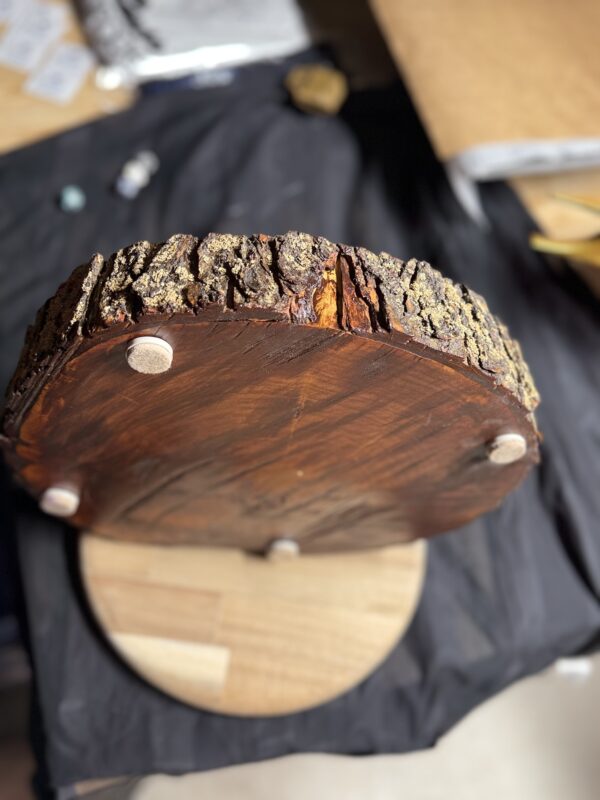 Real Tree Slab Dice Rolling Tray - Image 2